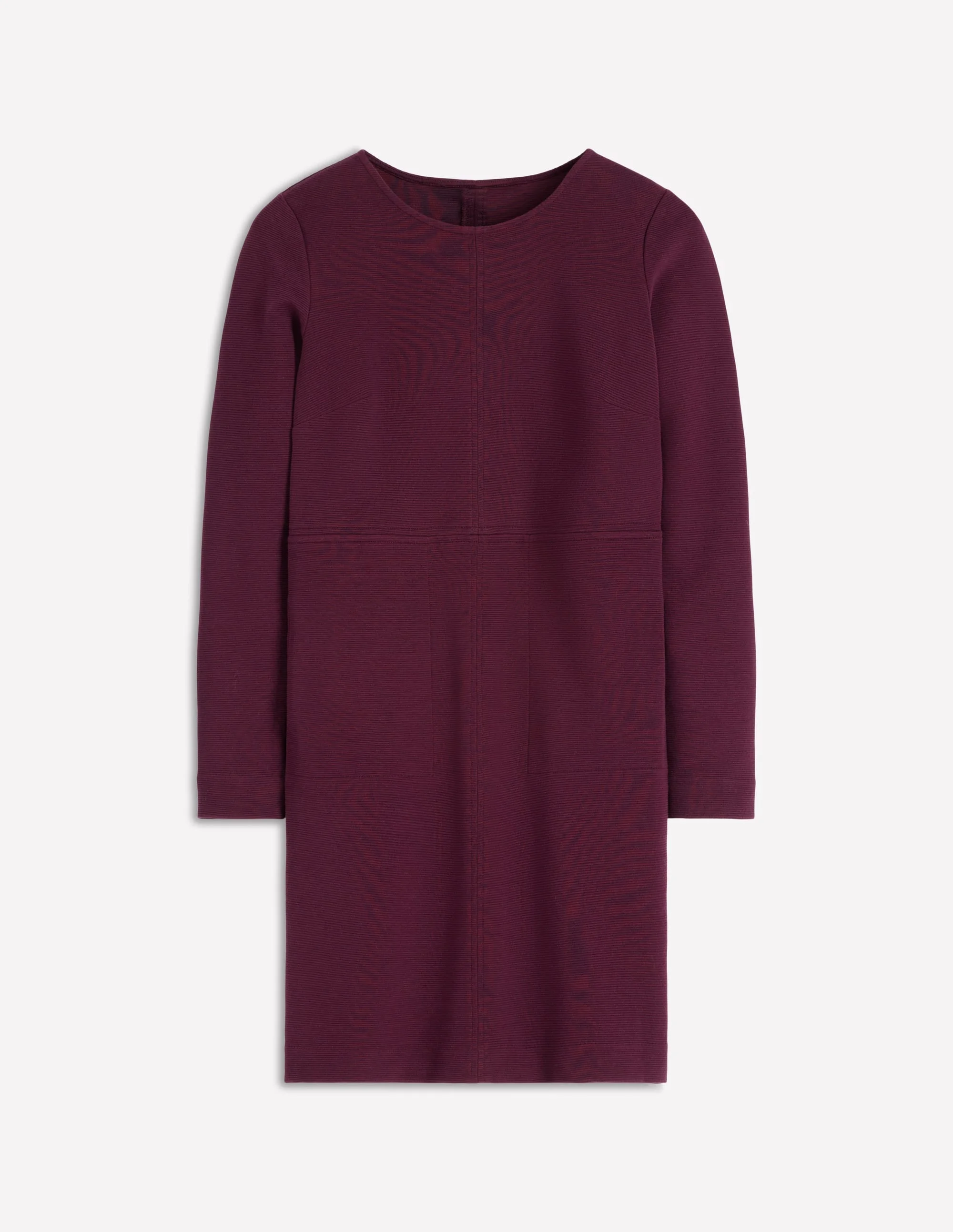 Cornelia Ottoman Dress-Dark Cherry - 1