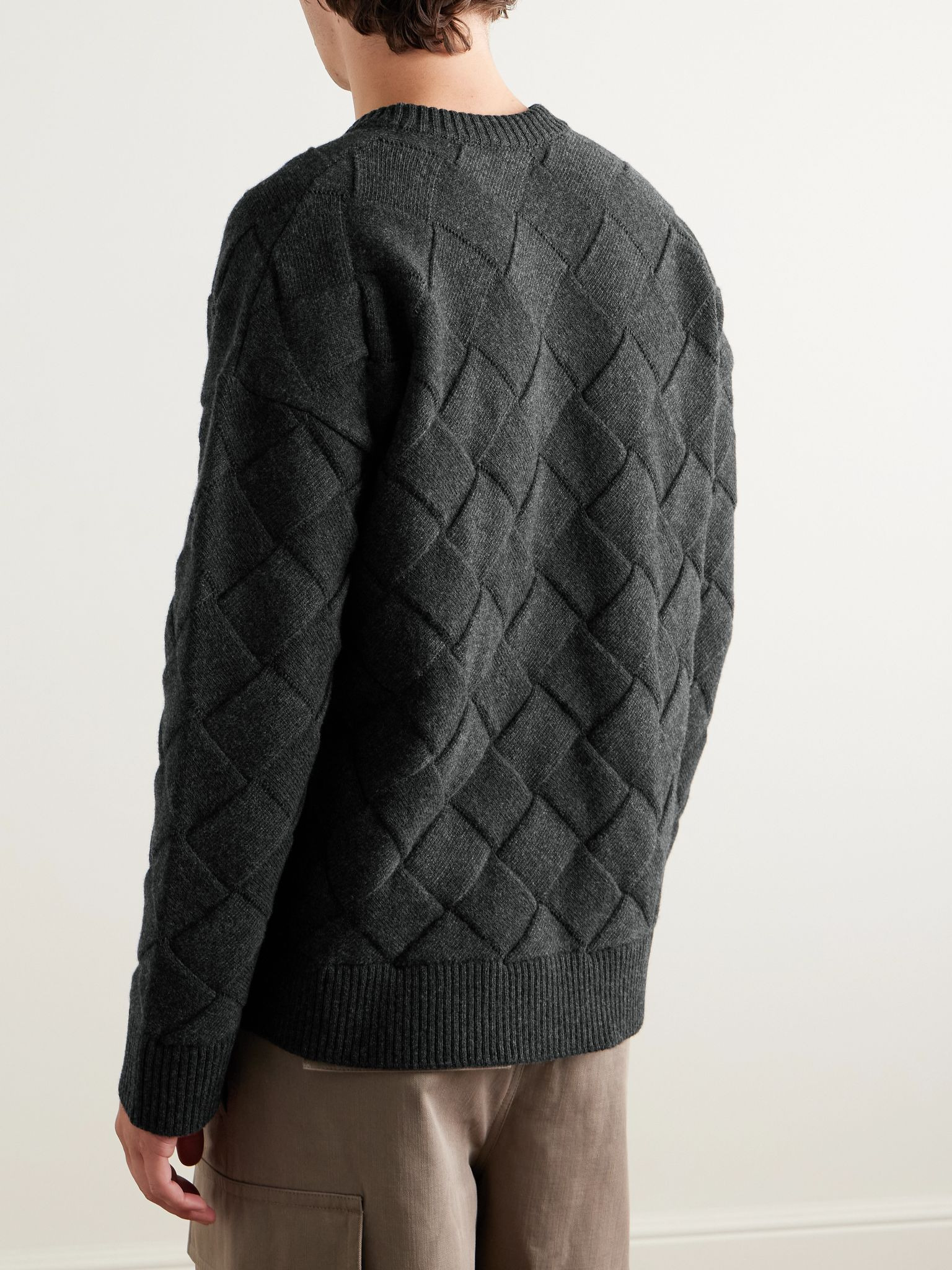 Wool-Blend Sweater Gray - 4