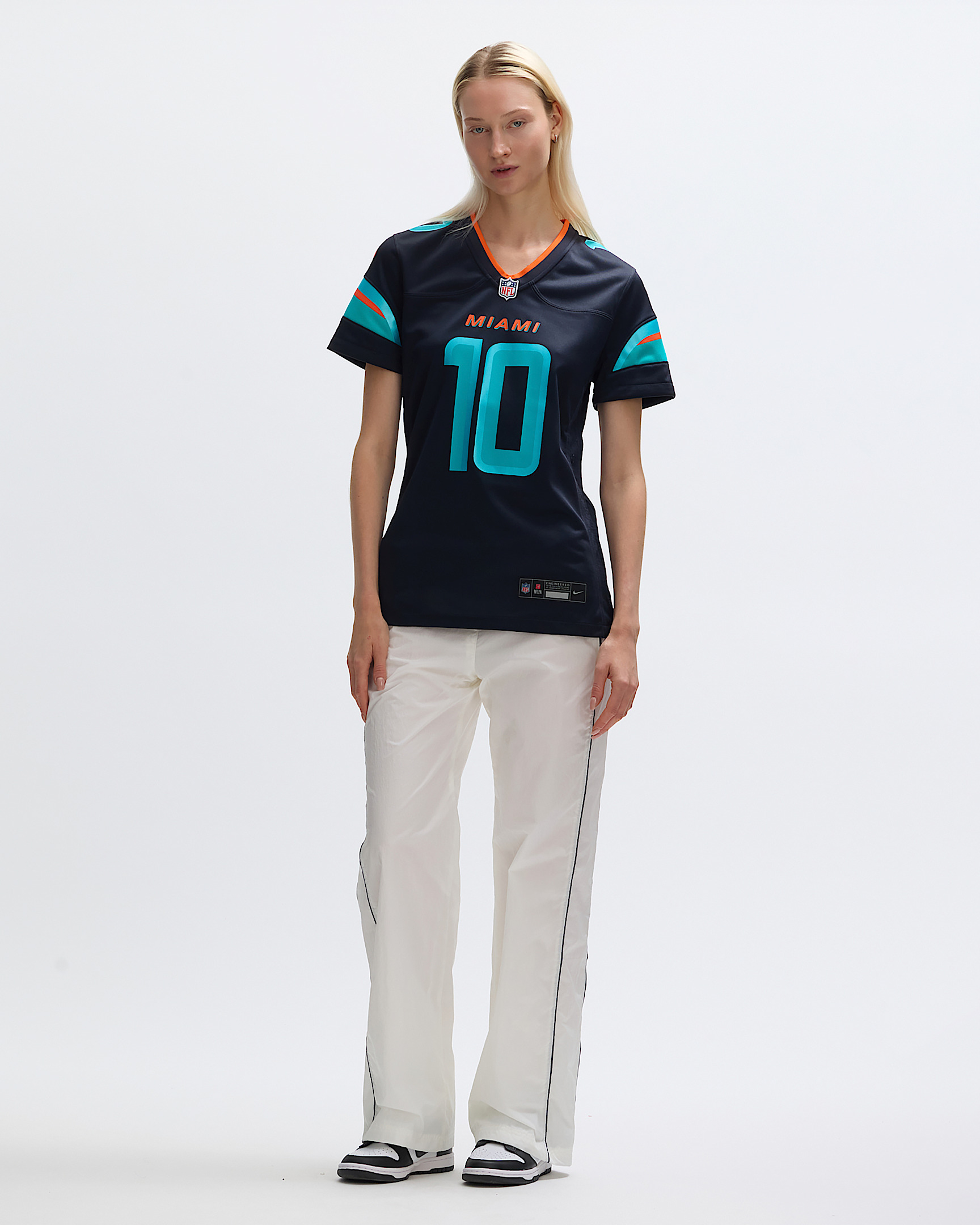 Tyreek Hill Miami Dolphins Rivalries Collection Women’s Nike NFL Game Jersey - 3