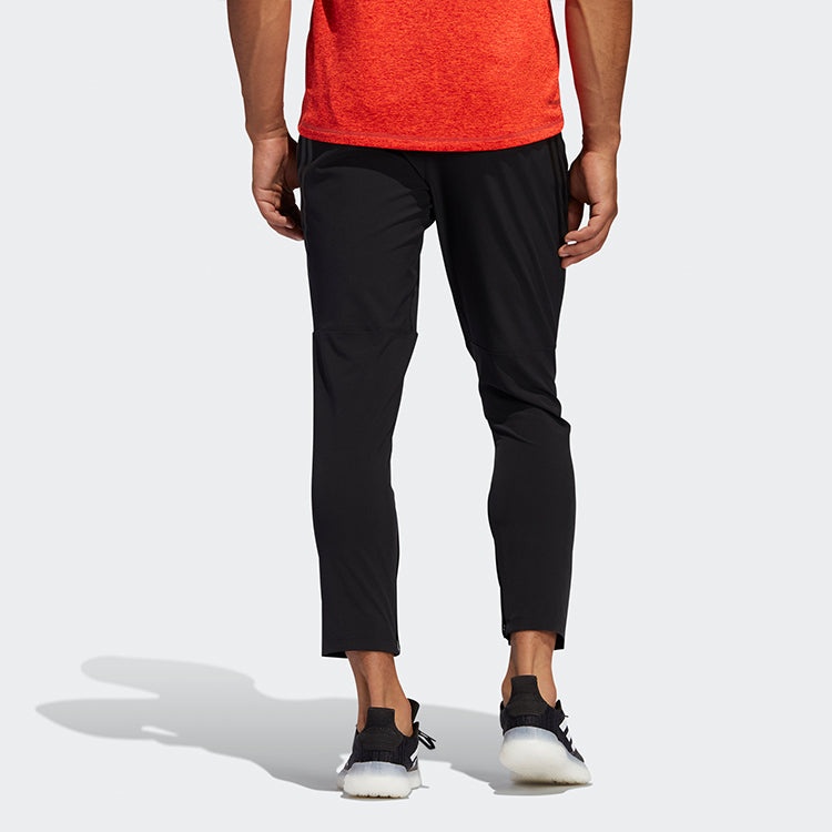 adidas Logo Printing Cone Training Pants Men's Black FJ6134 - 4