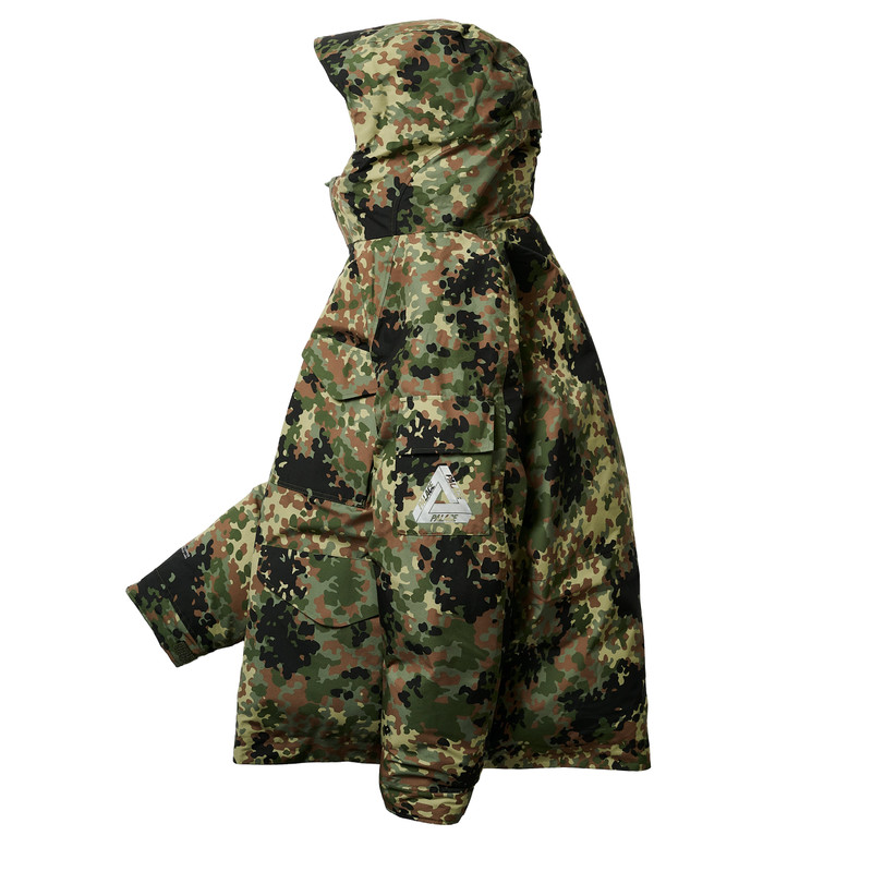 GORE-TEX WINDSTOPPER DOWN PARKA FLECKTARN CAMO 3