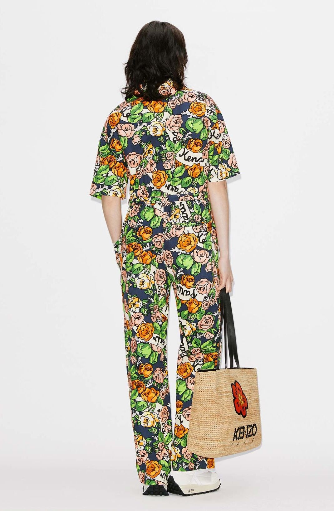 Hawaiian Flower Overalls - 4