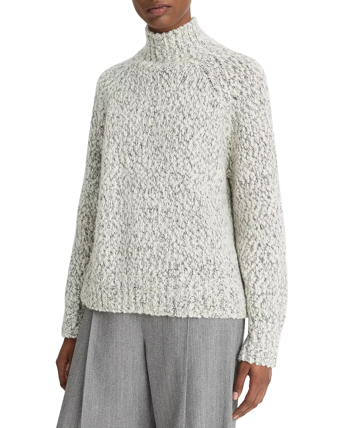 Tonal Marl Textured Sweater - 4