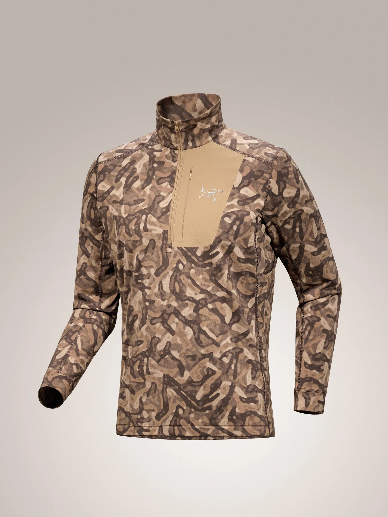 Rho LT Zip Neck Print - 1