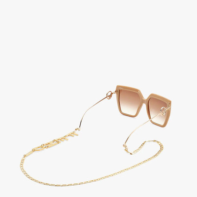 FENDI Gold-colored necklace outlook