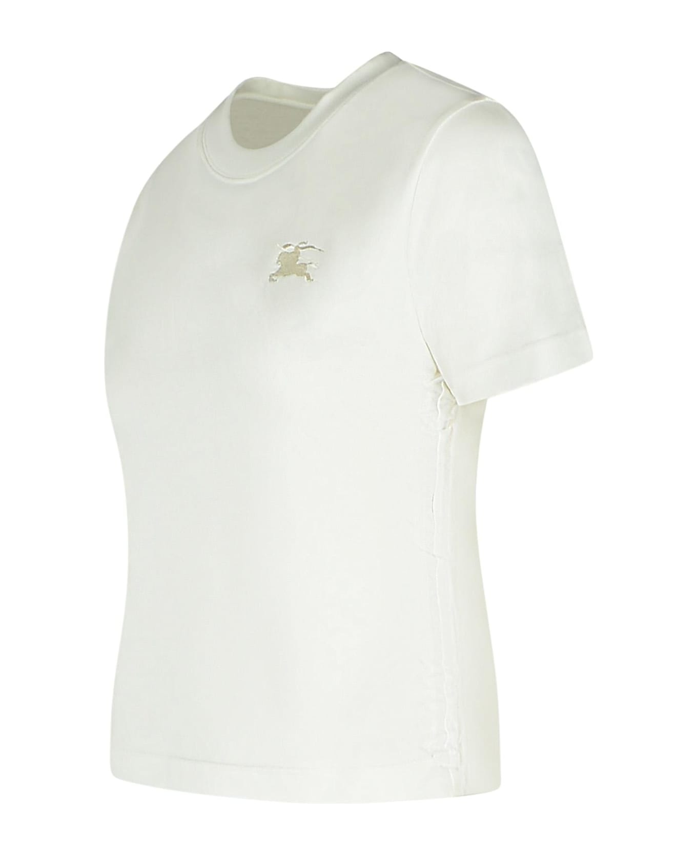 White Cotton T-shirt - 2