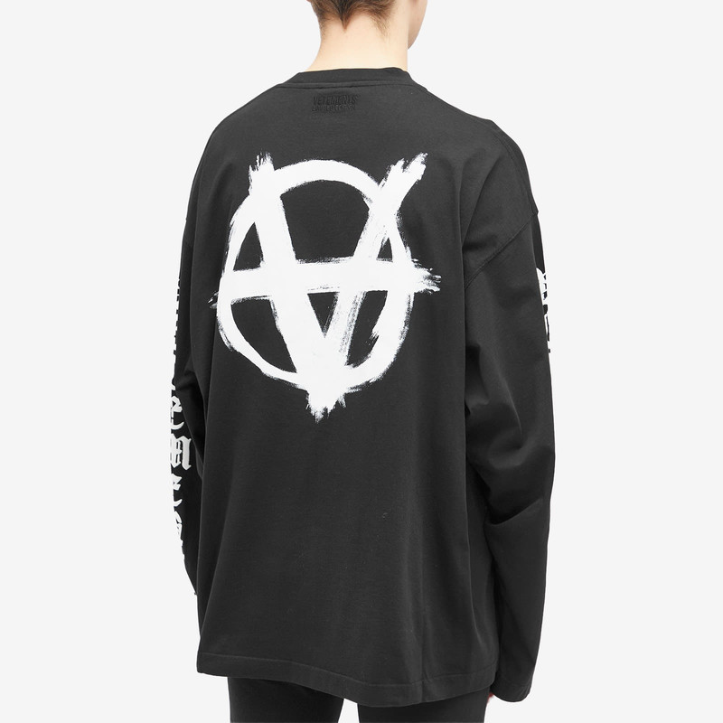 VETEMENTS Double Anarchy Long Sleeve T-Shirt 3