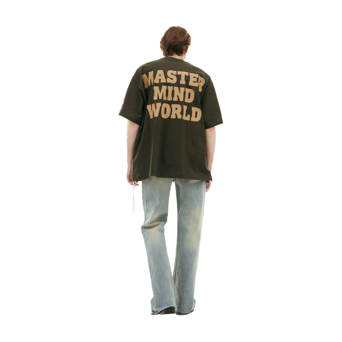 T-SHIRT WITH LOGO ON SLEEVES (GREEN) - 2
