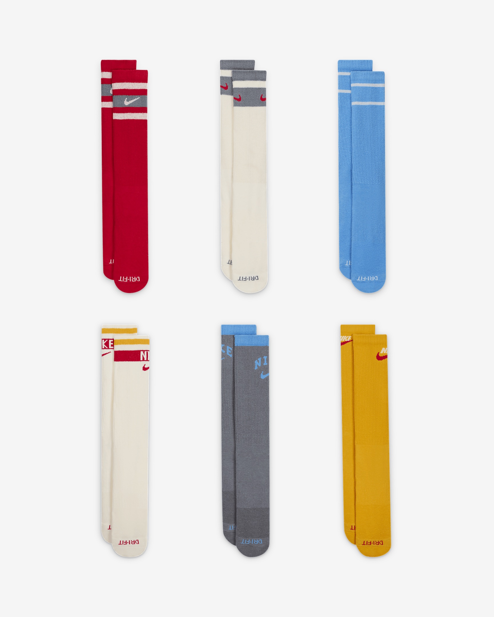 Nike Everyday Plus Cushioned Crew Socks (6 Pairs) - 2