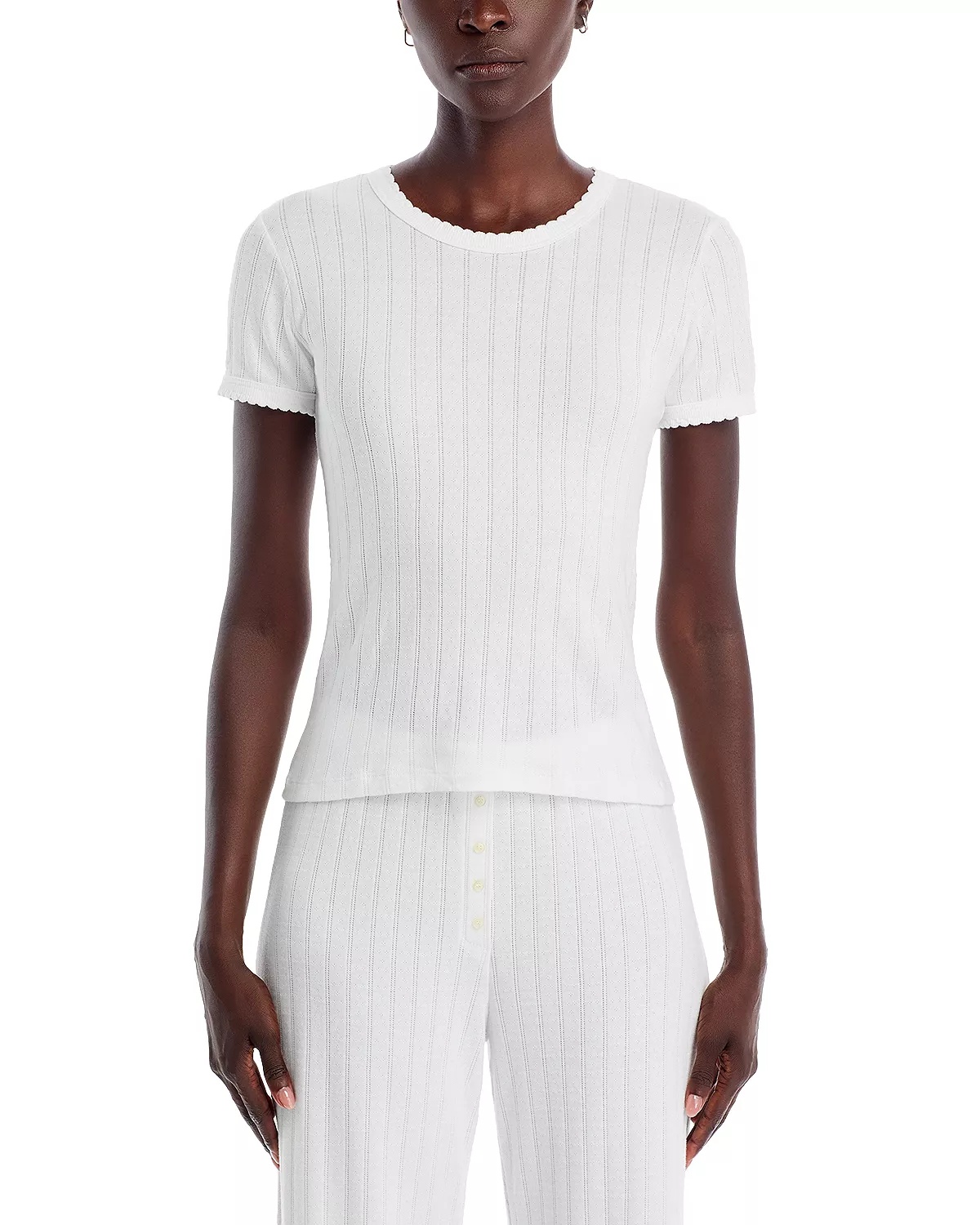 Pointelle Tee - 11