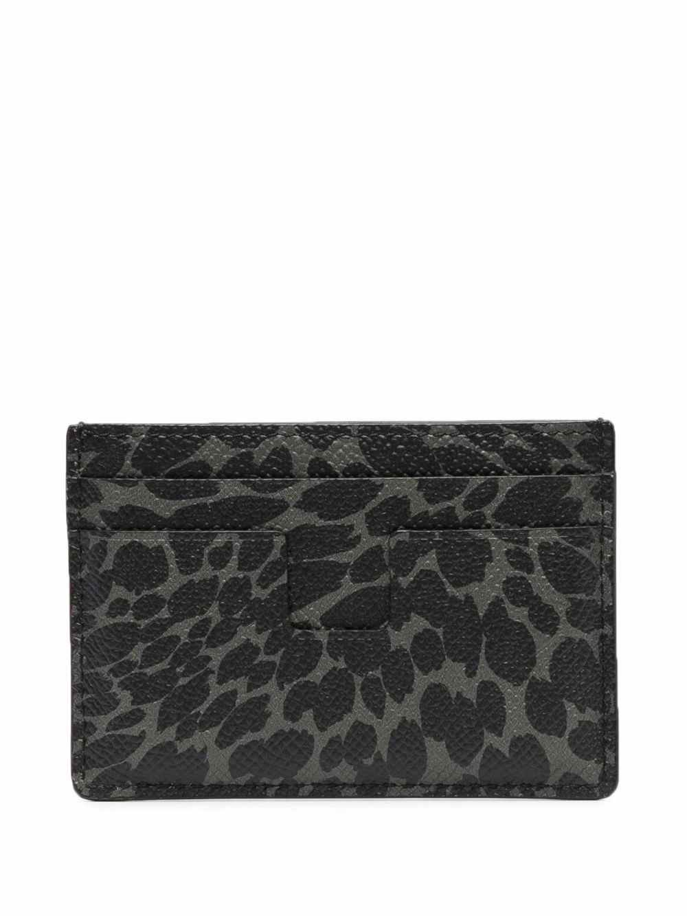 animal-print cardholder - 1