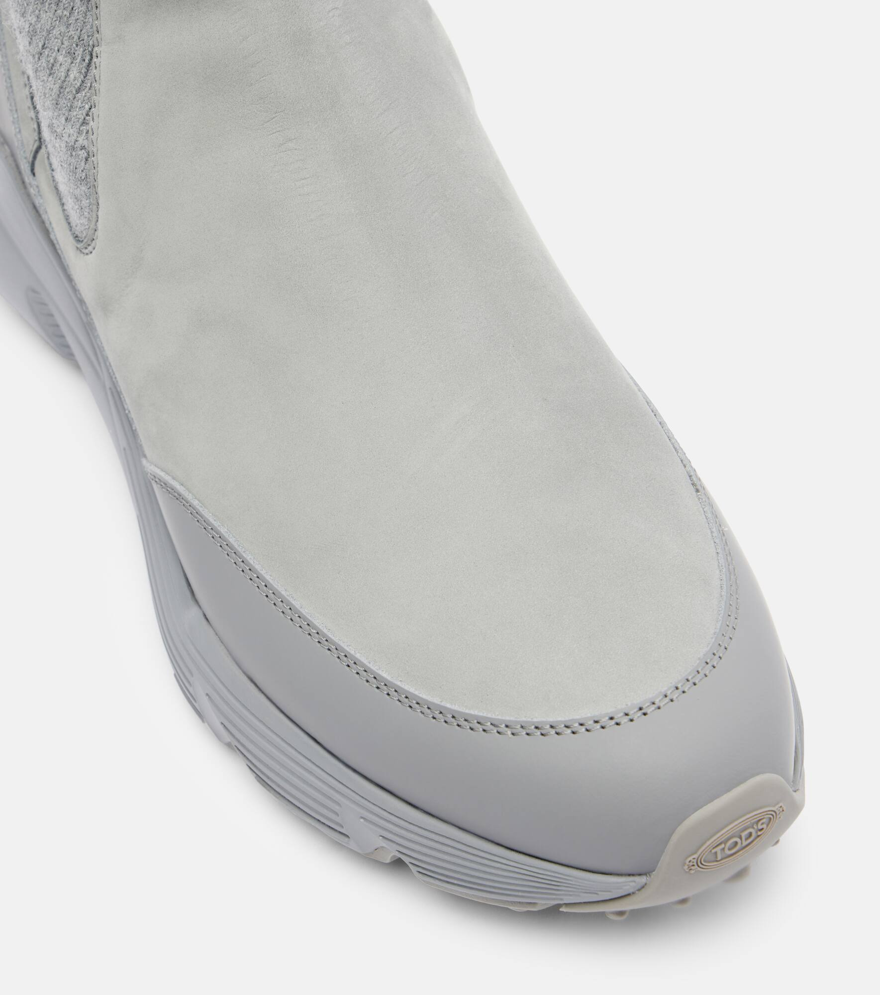 Suede high-top sneakers - 5