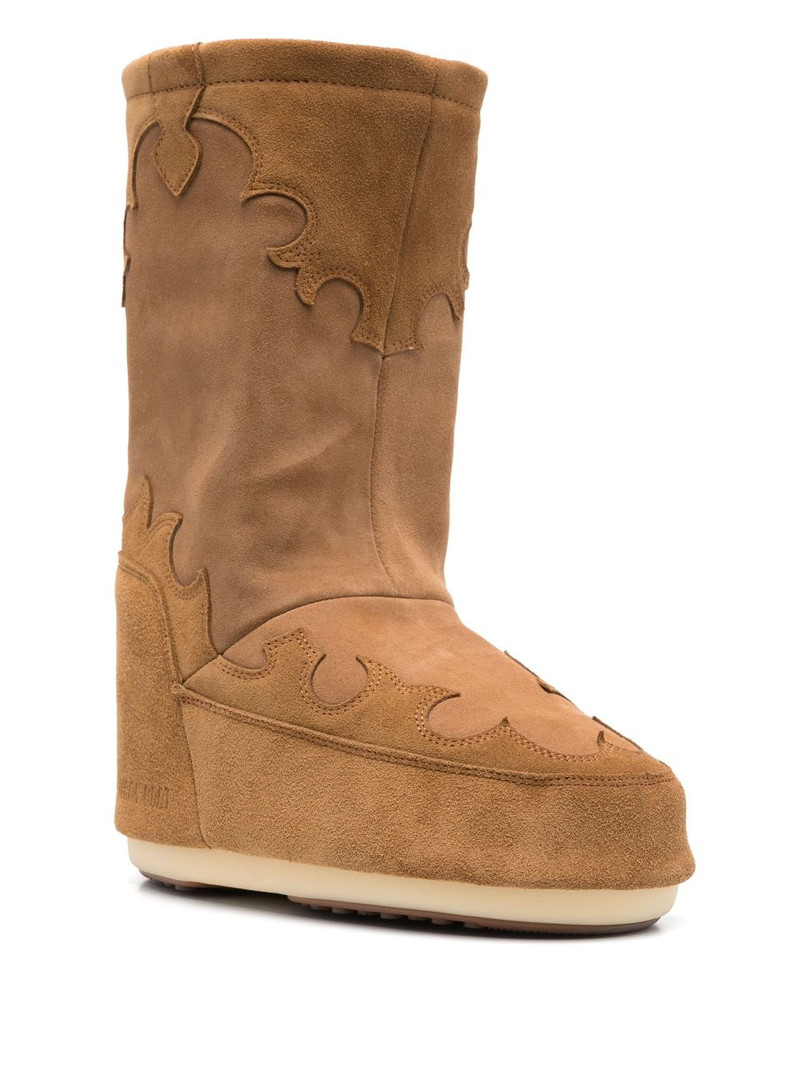 MOON BOOT MB ICON SUEDE EMBROIDERY COGNAC outlook
