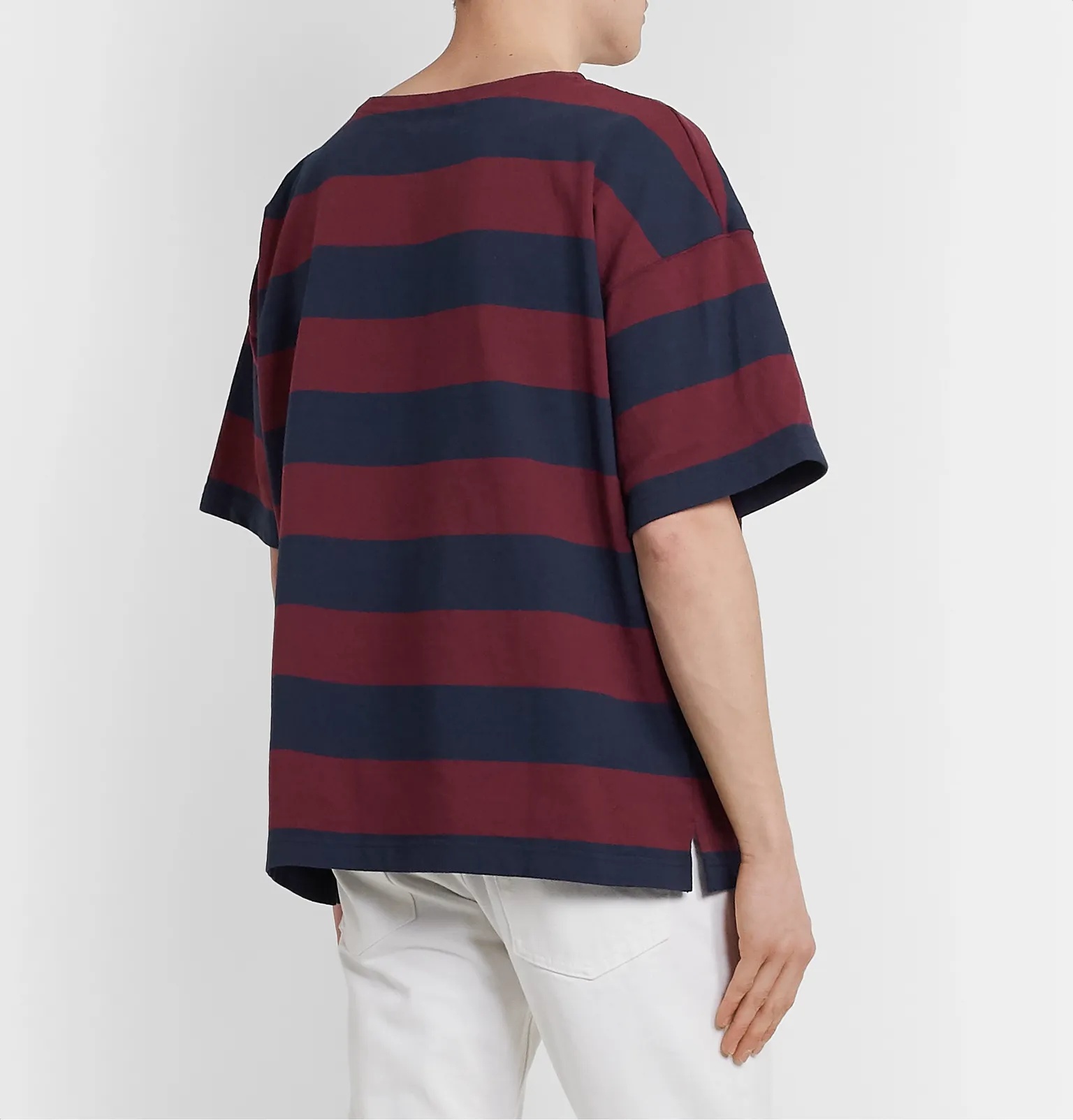 Striped Cotton T-Shirt - 5