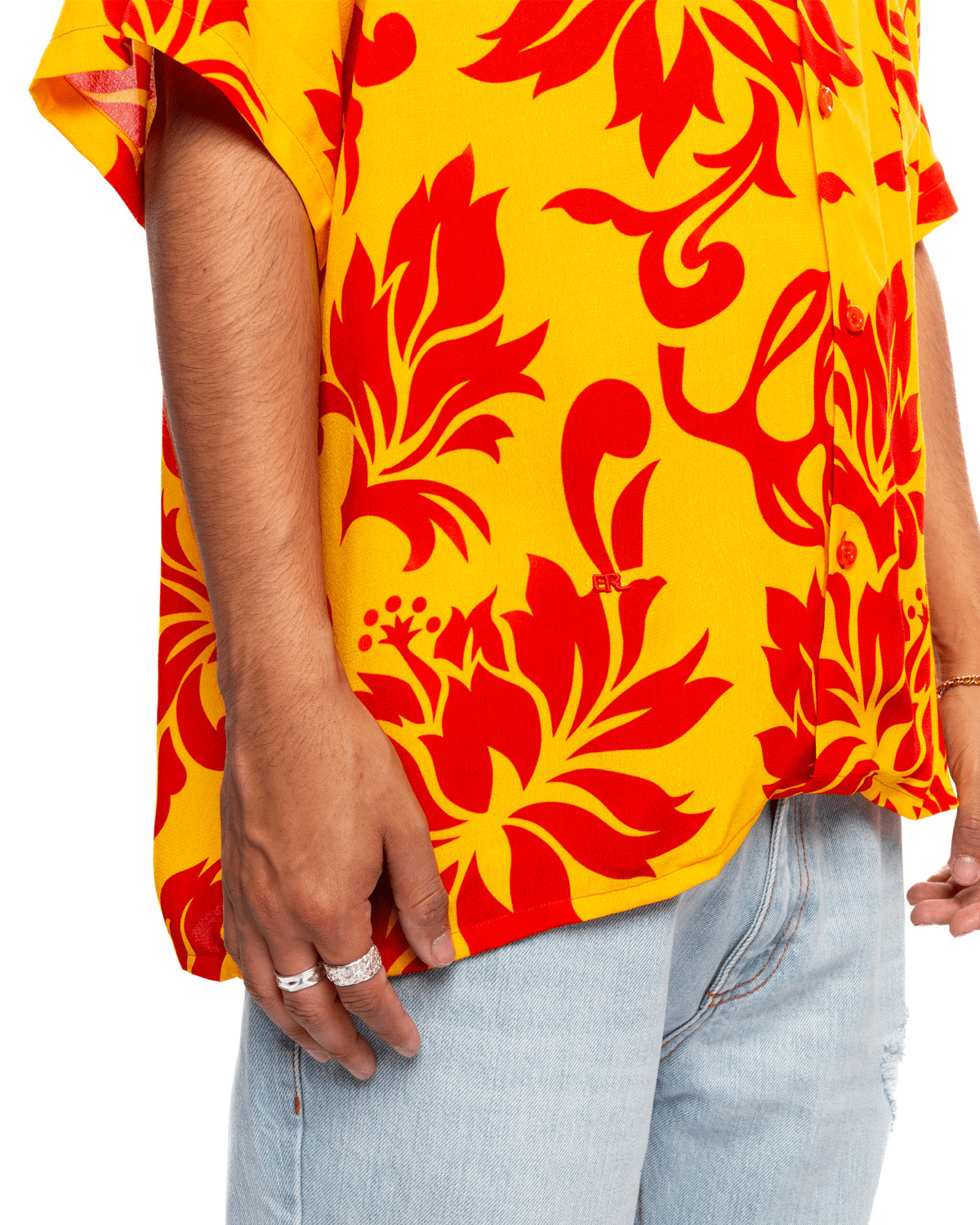 Tropical Flowers SS Shirt - 4