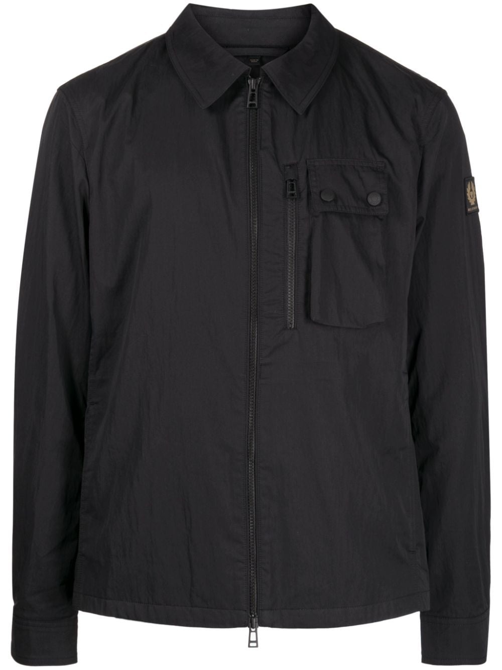 Rail logo-patch zip-fastening jacket - 1