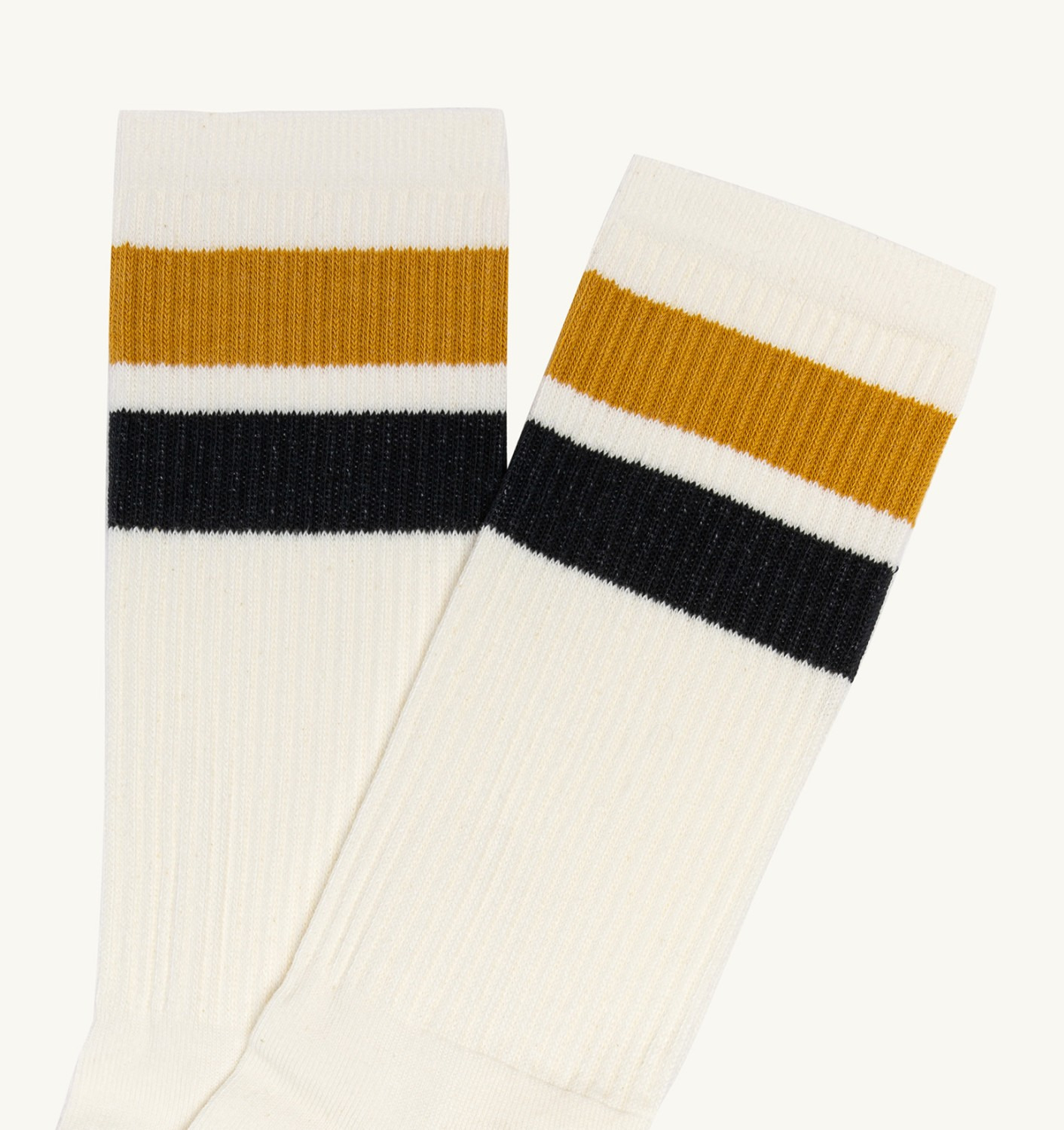 UNISEX STRIPED JACQUARD LOGO SOCKS - 2