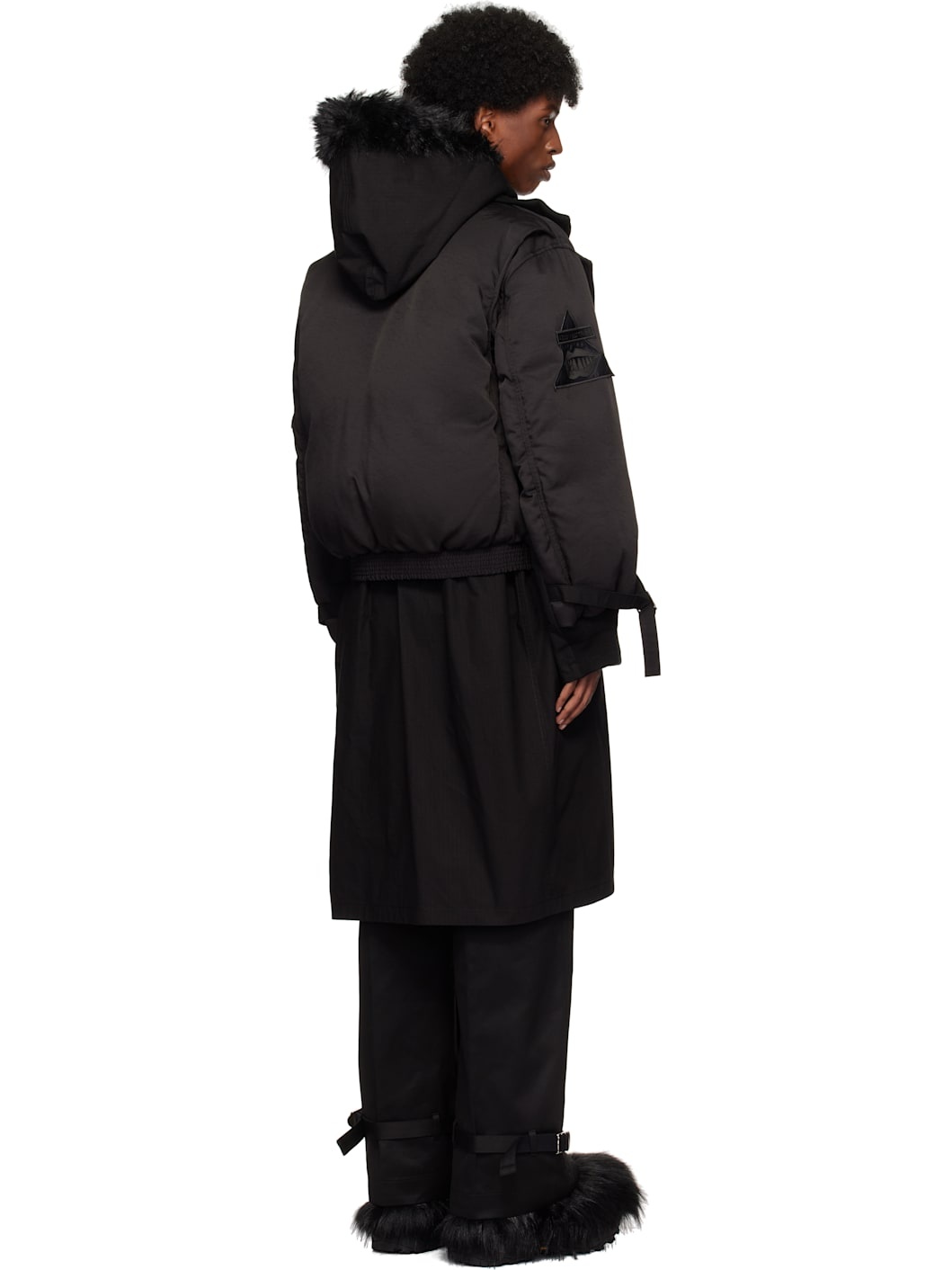Black Spiewak & Gonz Edition Multi Patch Down Coat - 3