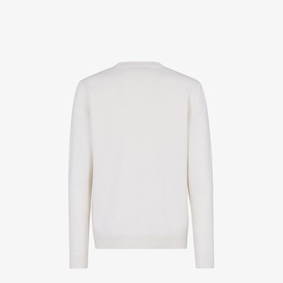 FENDI White wool sweater outlook