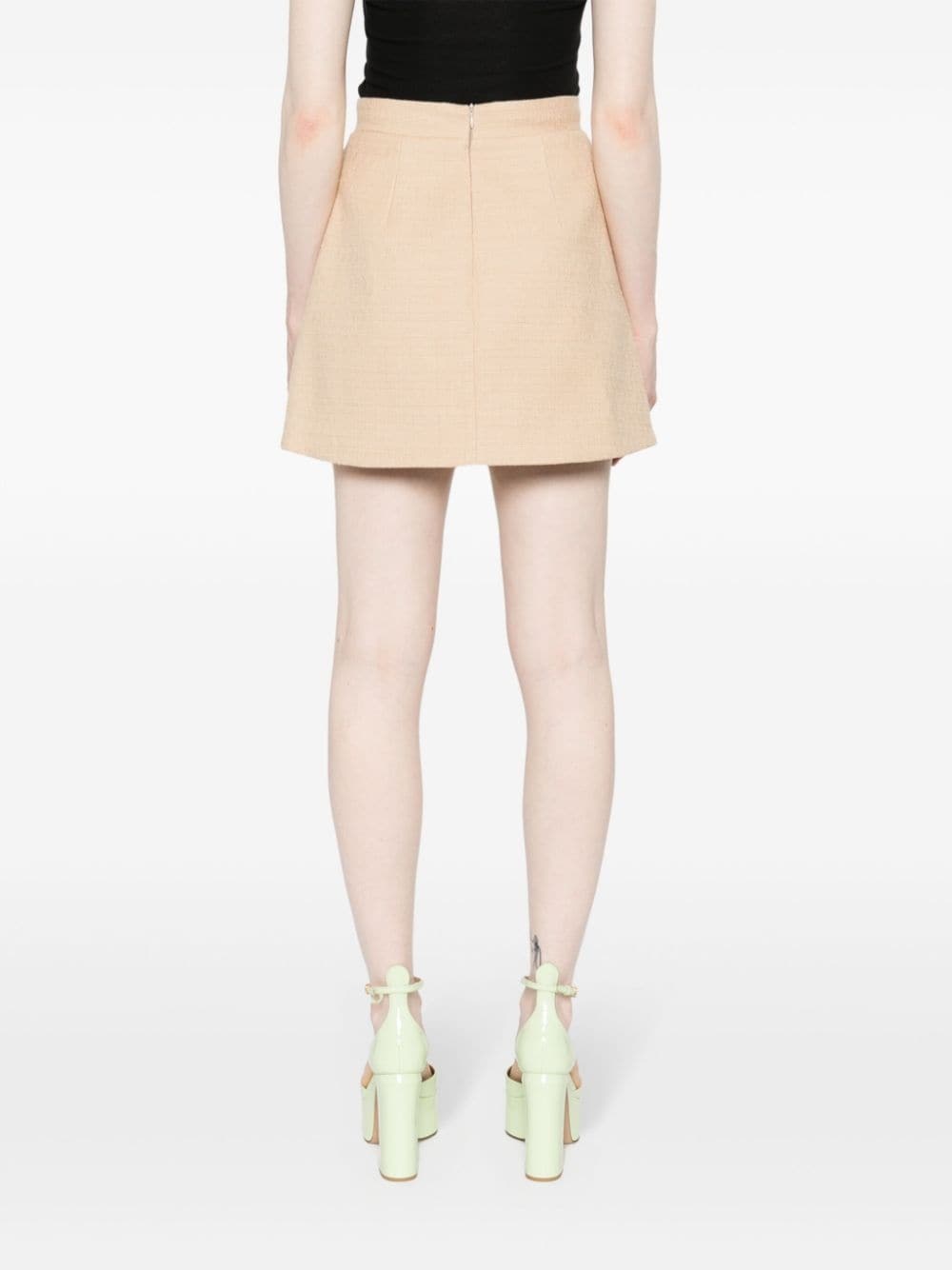 bouclÃ© mini skirt - 4