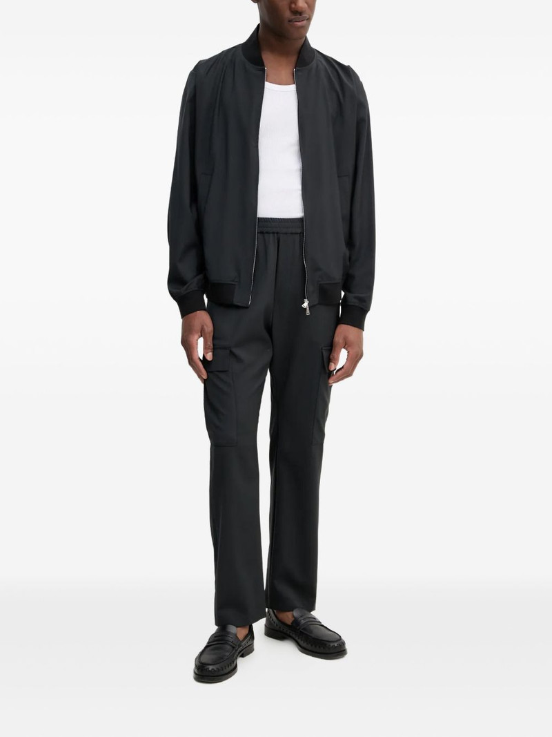 BARENA ribbed-collar bomber jacket outlook