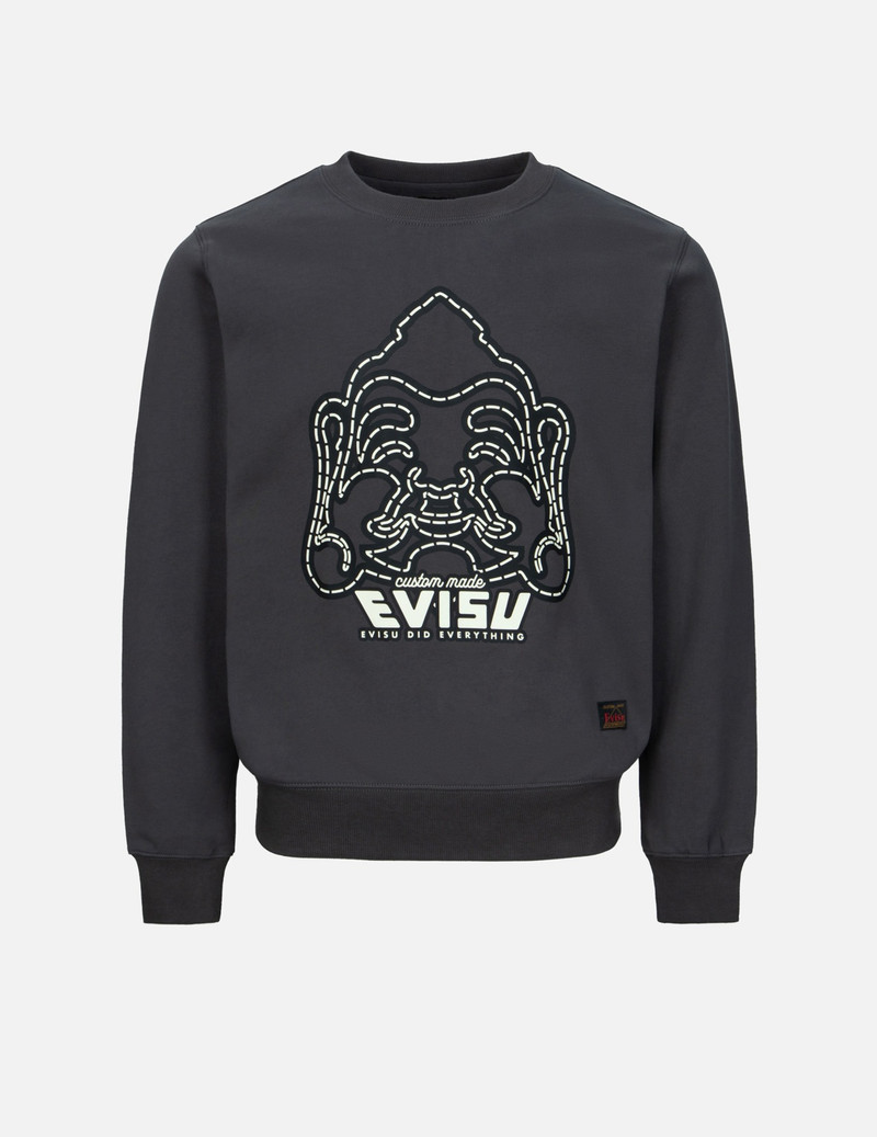 GODHEAD PRINT REGULAR FIT SWEATSHIRT 1