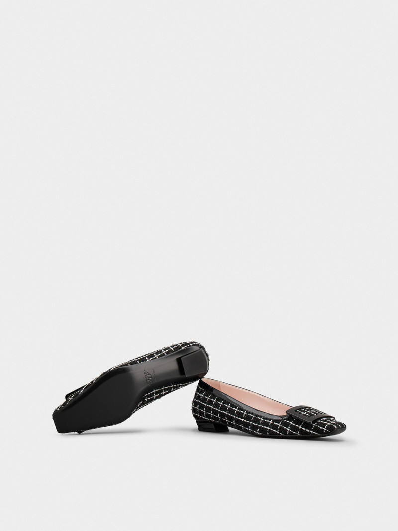 Belle Vivier Ballerinas in fabric 6