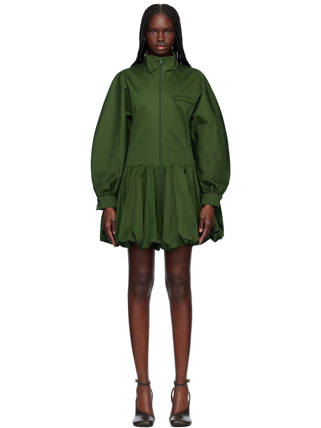 Green Normandy Minidress - 1