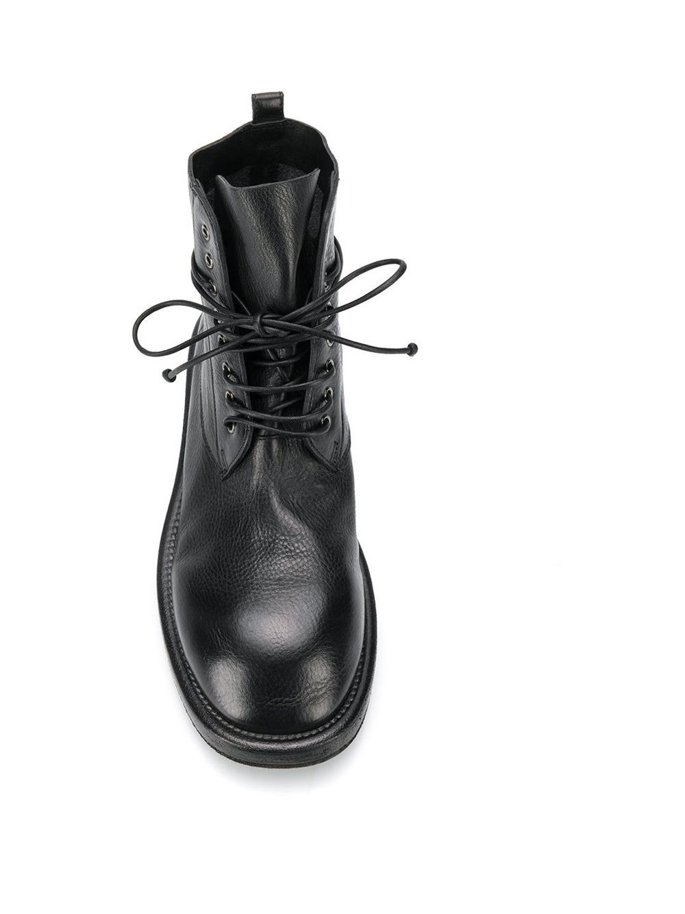 lace-up combat boots - 4