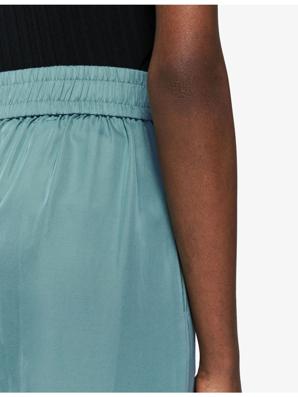 Thurlow Wide-Leg High-Rise Silk and Cotton-Blend Trousers - 4
