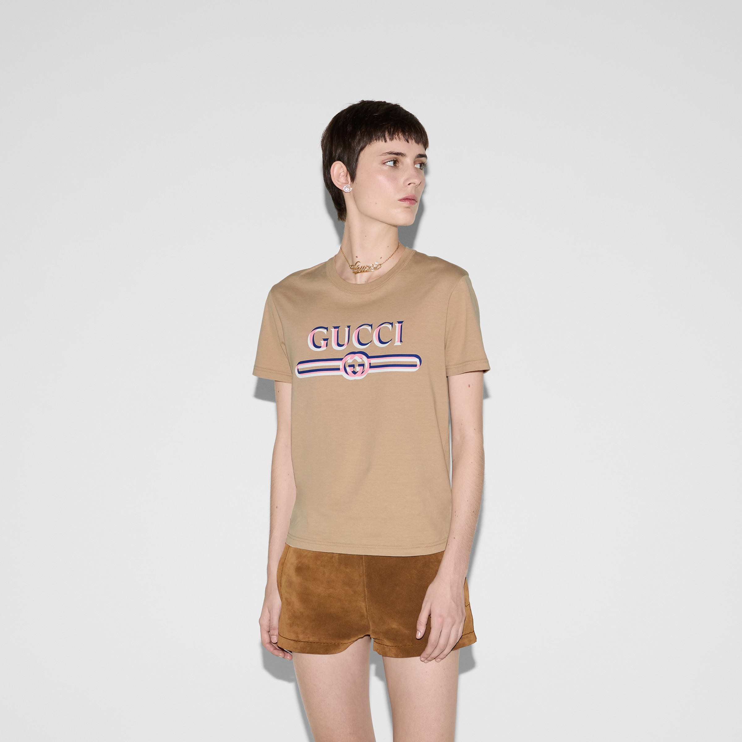 Printed cotton jersey T-shirt - 3