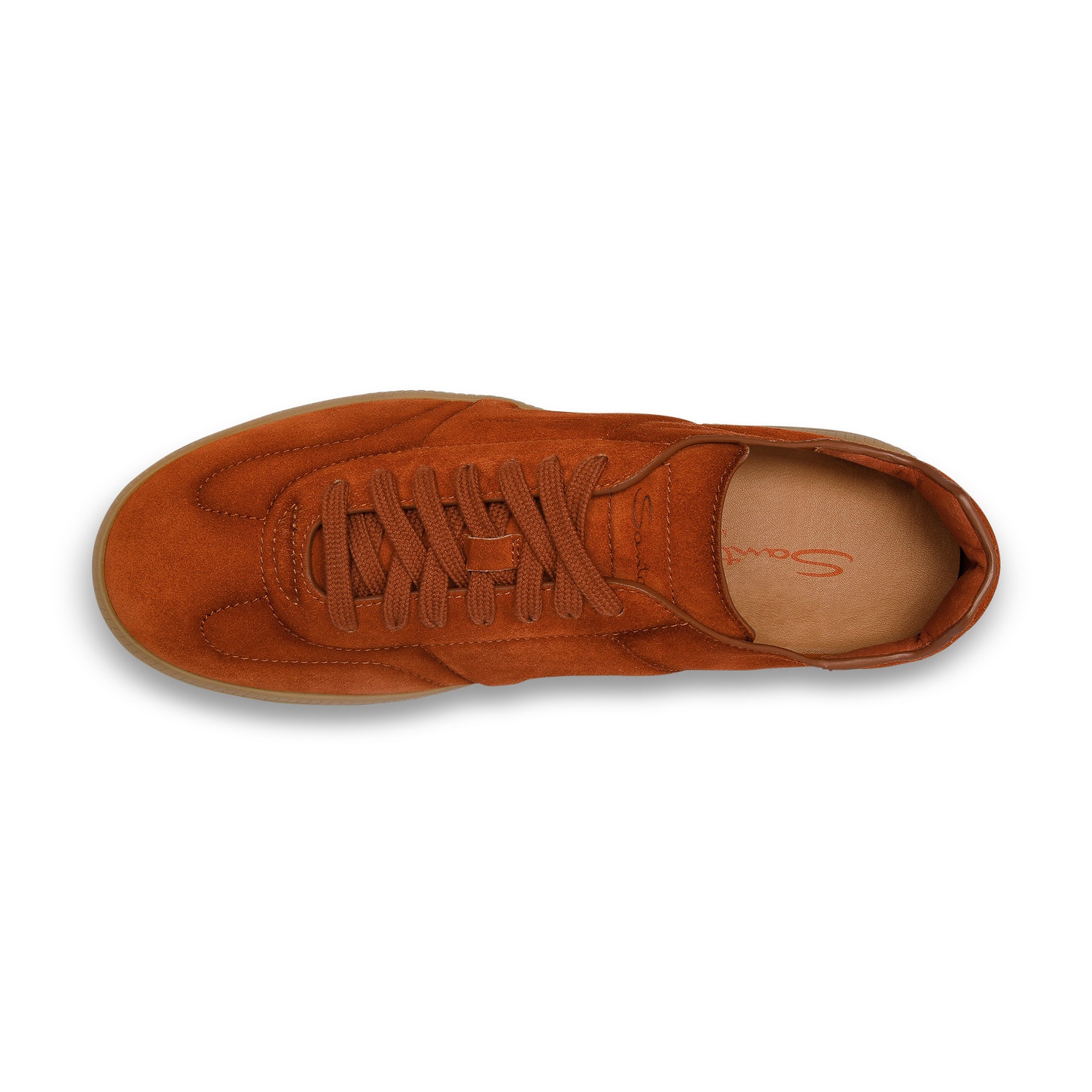 Men's orange suede DBS Oly sneaker - 5