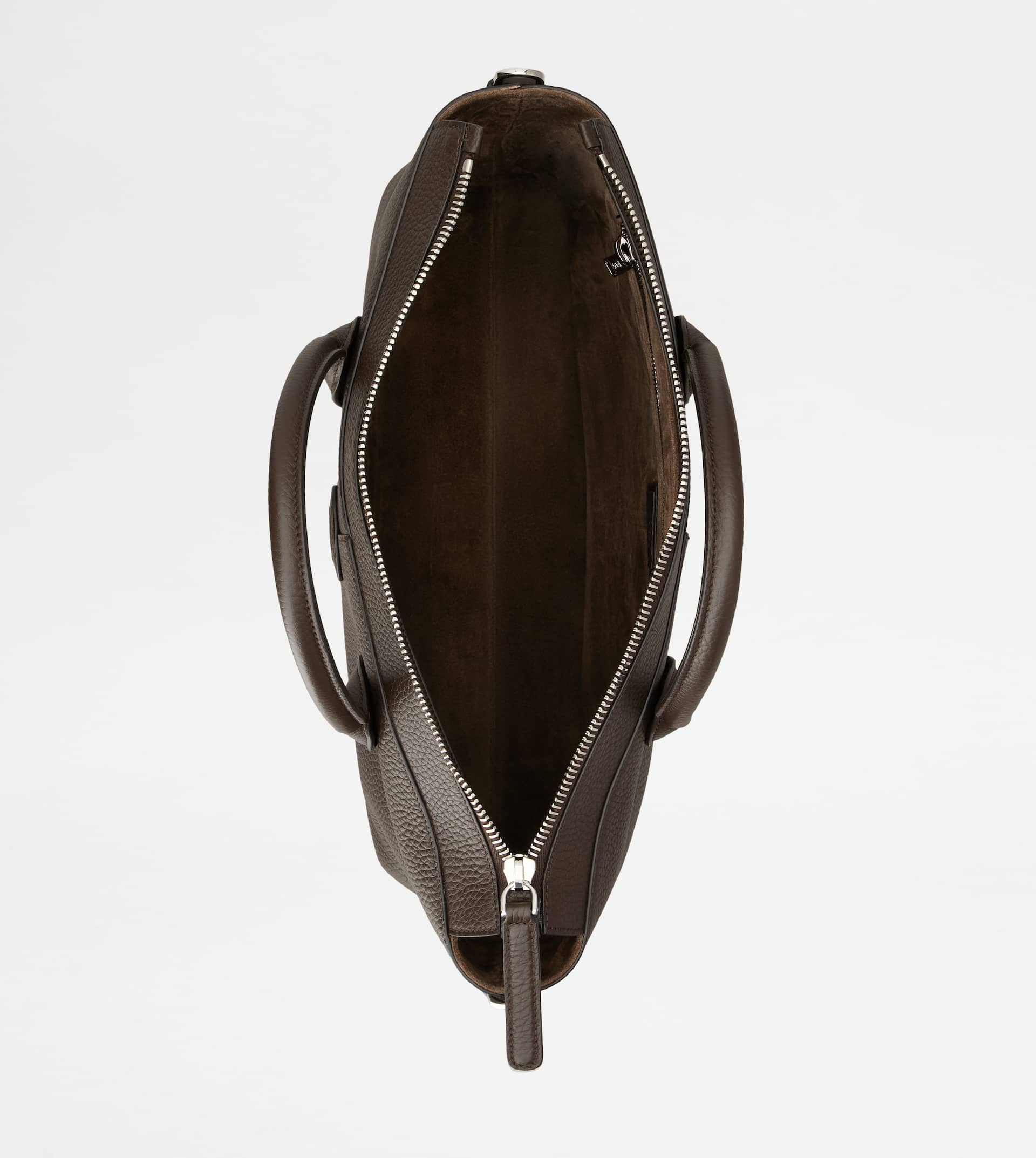 TOD'S DI BAG BRIEFCASE IN LEATHER MEDIUM - BROWN - 5
