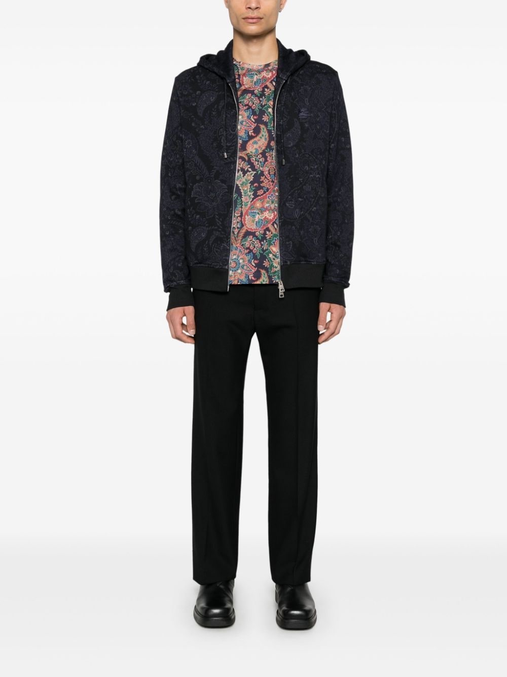 paisley-print T-shirt - 2