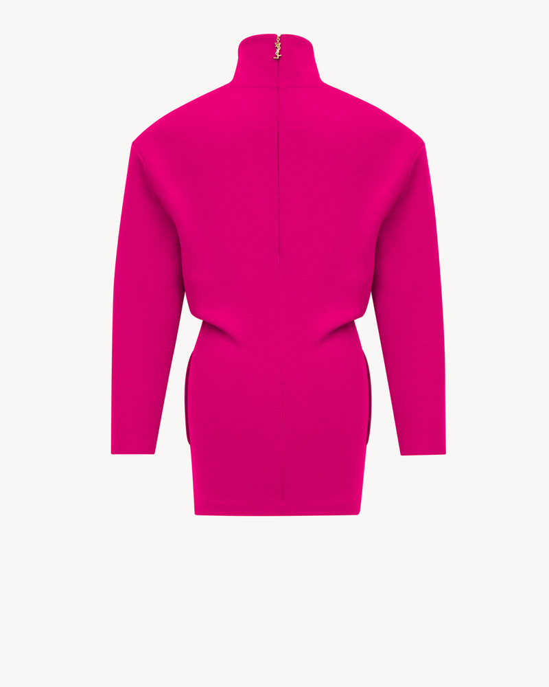 SAINT LAURENT BOXY DRESS IN DOUBLE-FACE KNIT outlook