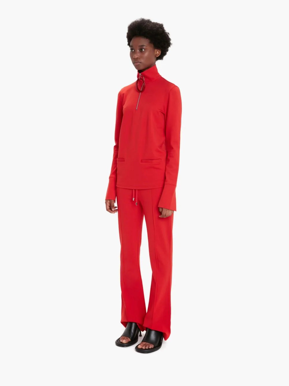 SLIM FLARE TRACK PANTS - 3