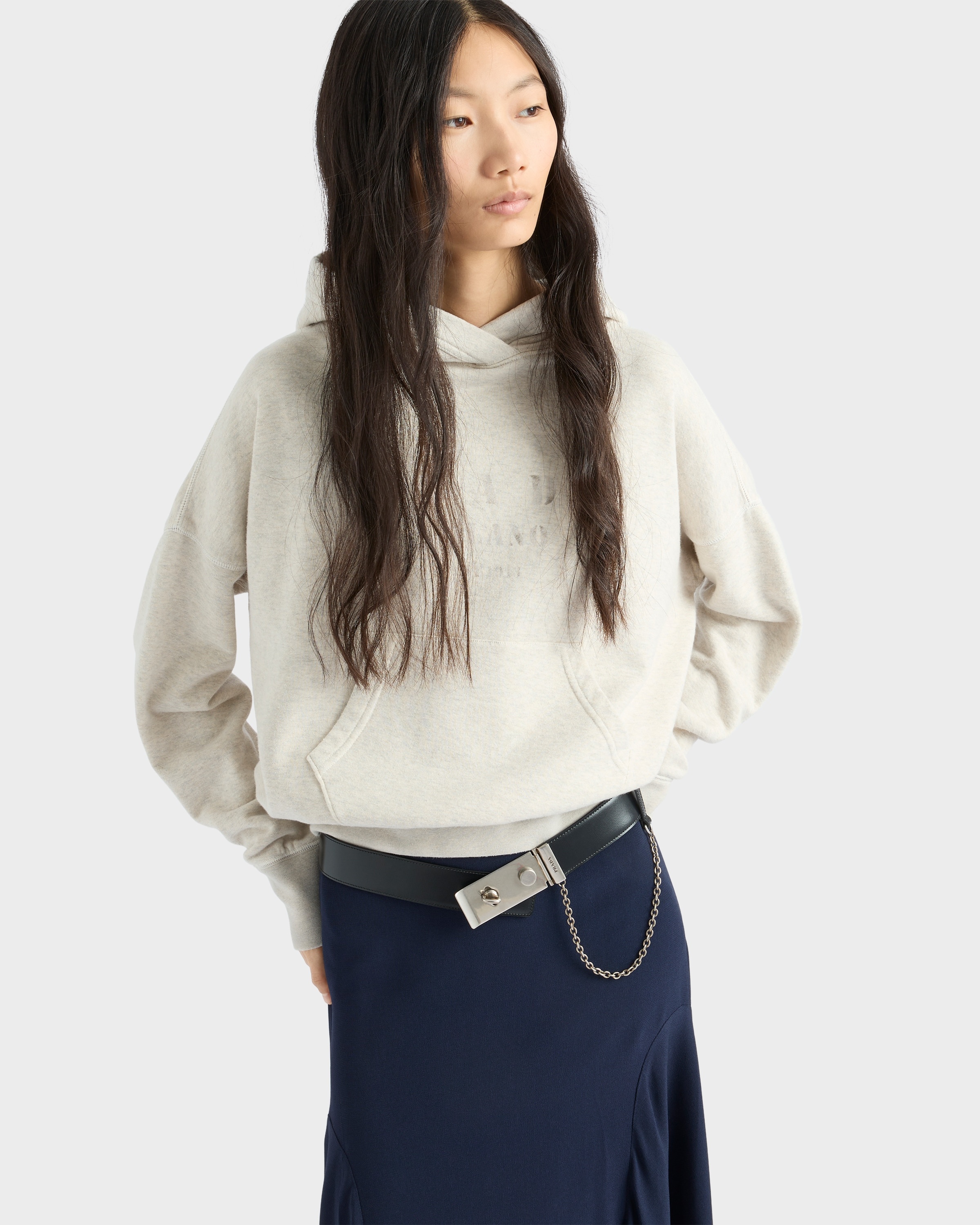 Cotton fleece hoodie - 4