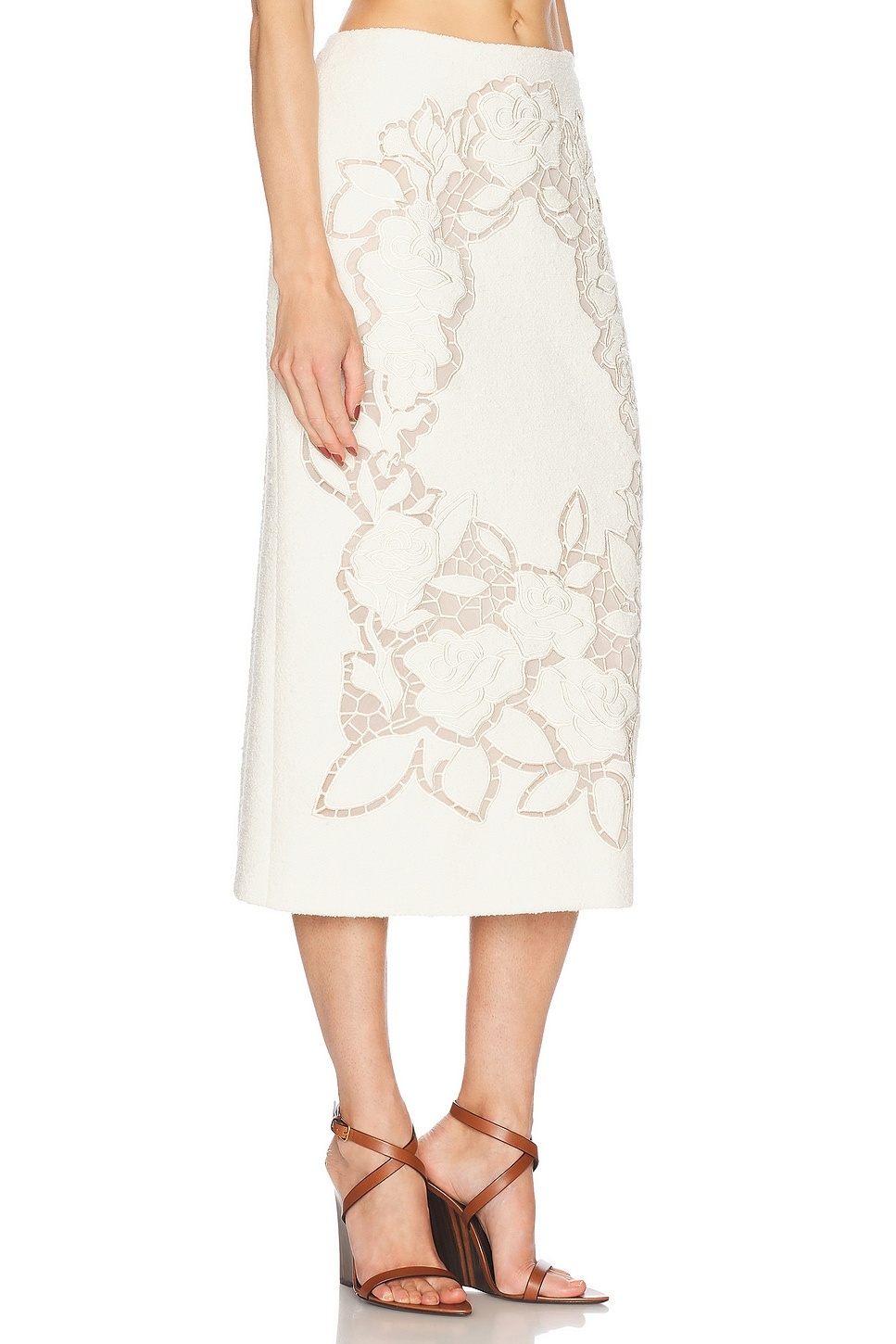 Tweed Midi Skirt - 2