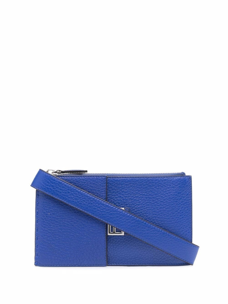 logo-plaque shoulder bag 1