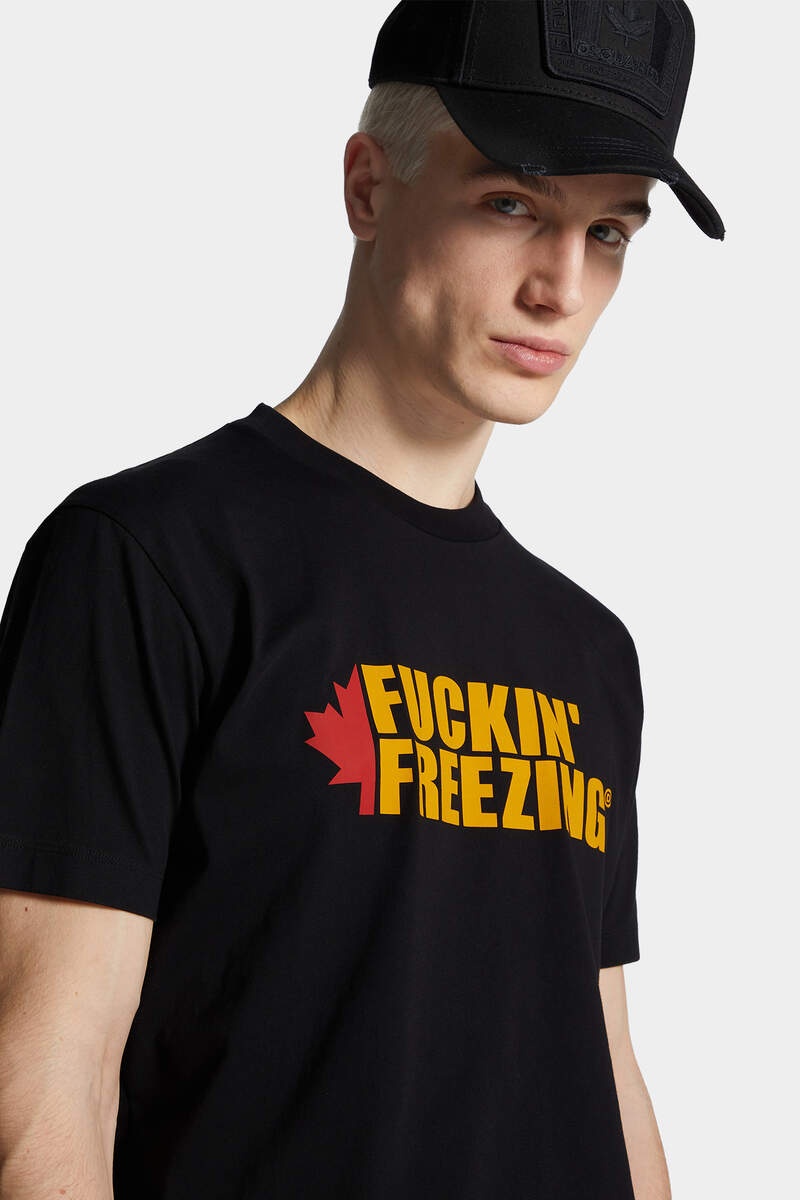 COOL FIT SLOGAN T-SHIRT - 5