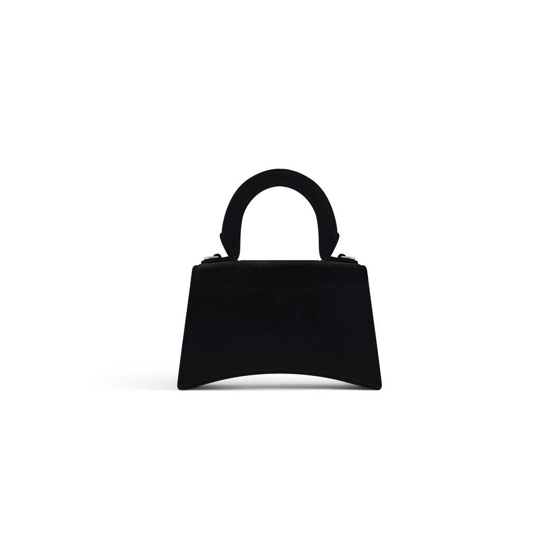 ハンドバッグ BALENCIAGA HOURGLASS XS HANDBAG VELVET JERSEY BALENCIAGA Women's Hourglass Xs Handbag Velvet Jersey in