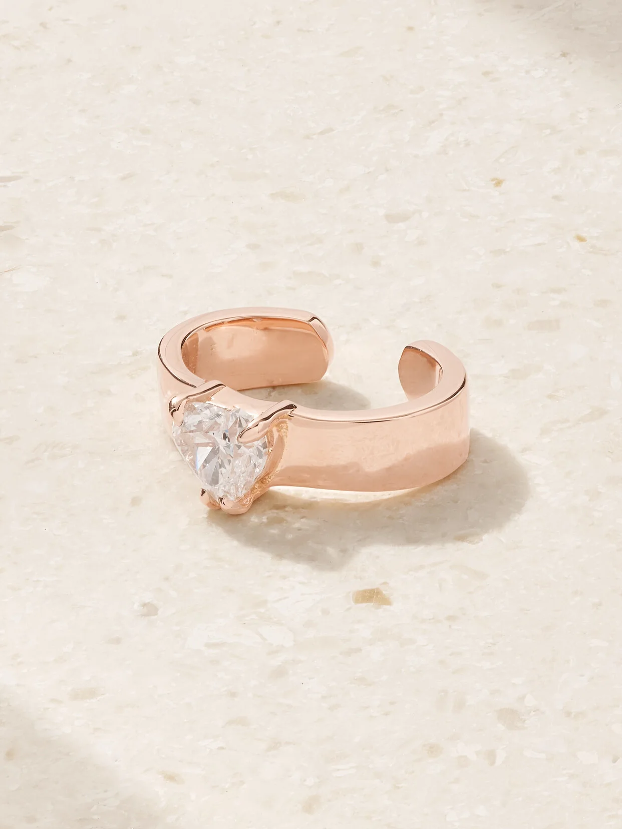 18-karat Rose Gold Diamond Ear Cuff - 1