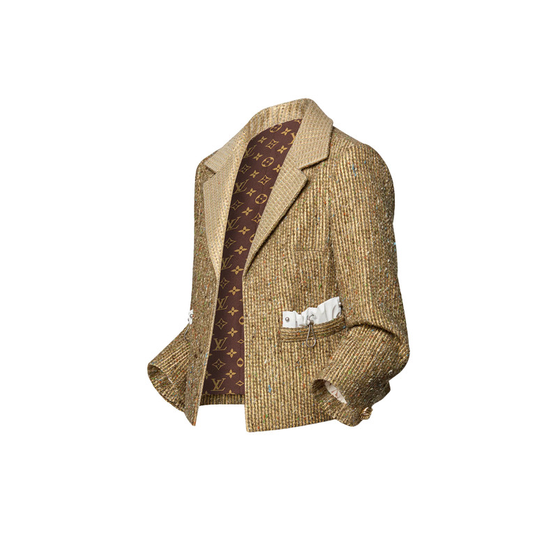 Louis Vuitton Lurex Tweed Blazer outlook
