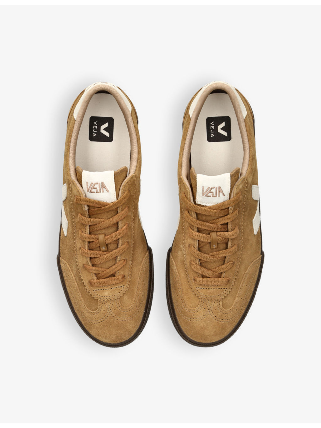 Volley branded suede low-top trainers - 2