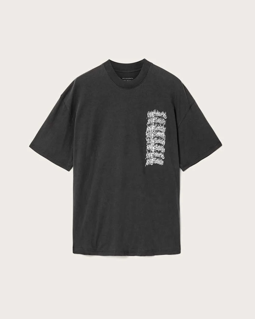 REPEAT SHORT SLEEVE OVERSIZED T-SHIRT - 1