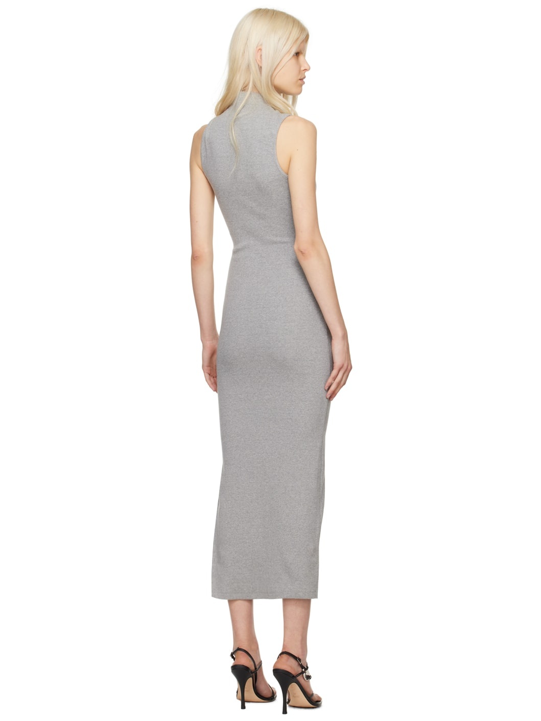 Gray Callisto Marle Column Maxi Dress - 3