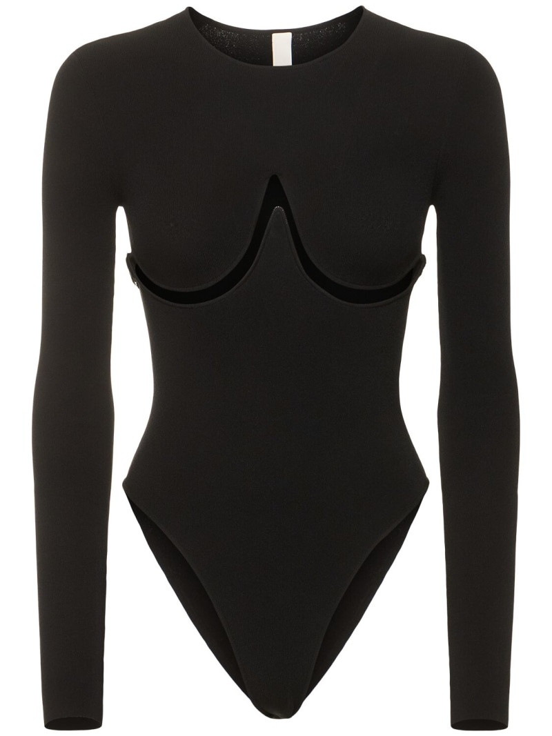 Double underwire knit bodysuit 1