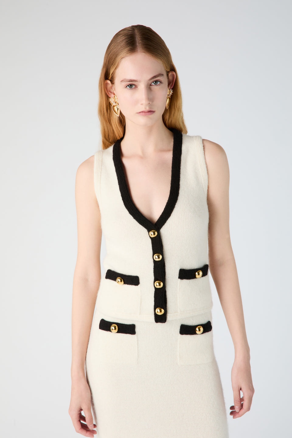 ALPACA KNITTED VEST - 6