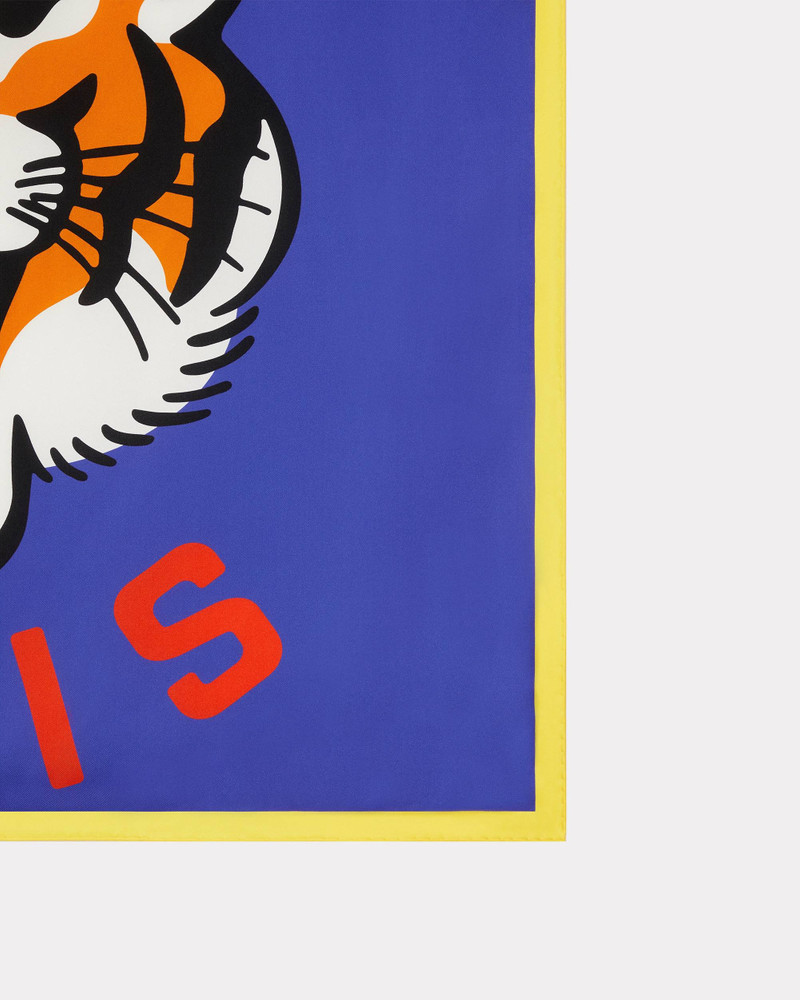 KENZO 'KENZO Lucky Tiger' silk square outlook