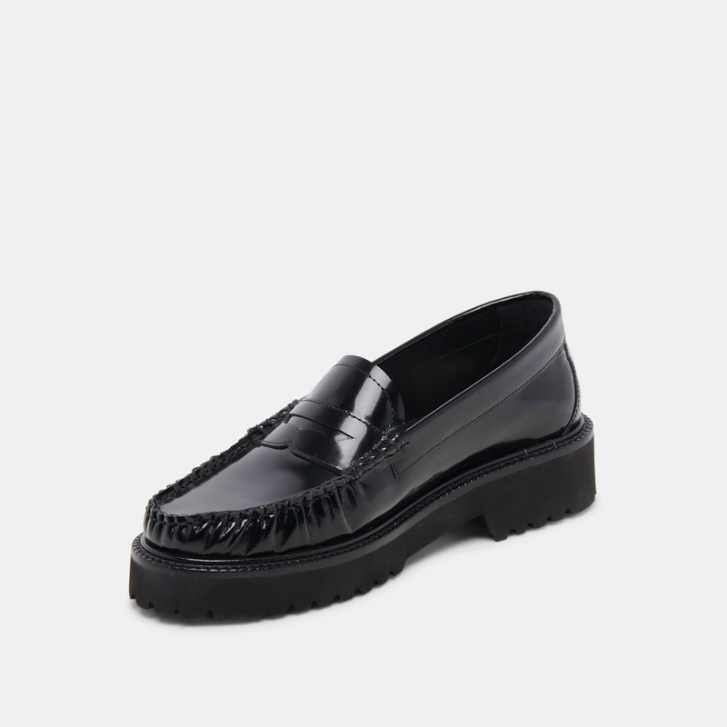 MAXWELL LOAFERS BLACK LEATHER 6